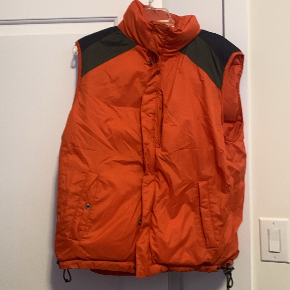 Orange GAP Reversible vest jacket
